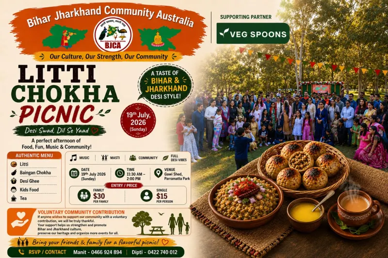 Litti Chokha Picnic 2026 – A Taste of Bihar & Jharkhand Desi Style!