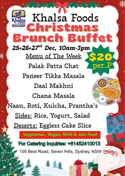 Christmas Unlimited Brunch Buffet
