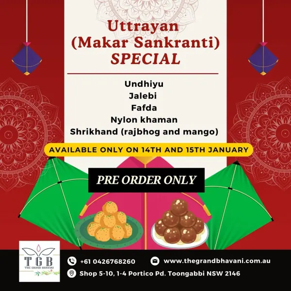 Uttarayan (Makar Sankranti) Special at The Grand Bhavani