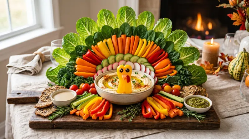 Veggie Turkey Platter